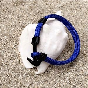 “Anchor” Nylon Bracelet | Blue